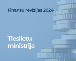 Par Tieslietu ministrijas 2024. gada pārskata sagatavošanas pareizību