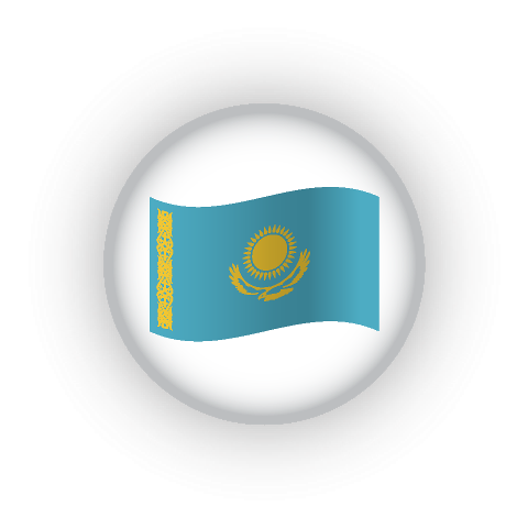 Flag of Republic of Kazakhstan